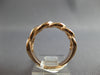ESTATE .45CT DIAMOND 14KT ROSE GOLD CLASSIC 8MM LOVE KNOT MULTI LINK FUN RING