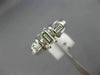ESTATE .71CT BAGUETTE DIAMOND 14KT WHITE GOLD 3D CLASSIC 3 STONE ENGAGEMENT RING
