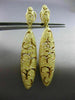 LARGE 3.16CT FANCY YELLOW DIAMOND 18KT YELLOW GOLD OPEN CANOE CLIP ON EARRINGS