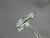 ESTATE .25CT DIAMOND 14KT WHITE GOLD CLASSIC PRINCESS CHANNEL ANNIVERSARY RING