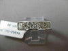 ESTATE 1.54CT DIAMOND 14K WHITE GOLD 5 STONE PRINCESS CHANNEL ANNIVERSARY RING