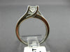 ESTATE .80CT PRINCESS DIAMOND PLATINUM 3D PRINCESS LUCIDA ENGAGEMENT RING #19815