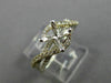 ESTATE .50CT DIAMOND 14K WHITE & YELLOW GOLD INFINITY SEMI MOUNT ENGAGEMENT RING