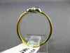 ESTATE .08CT DIAMOND 14K WHITE & YELLOW GOLD SOLITAIRE HEART PROMISE RING #21996