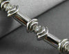 ESTATE .55CT DIAMOND 14KT WHITE GOLD 3D SEMI BEZEL PRONG BEZEL TENNIS BRACELET