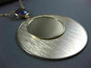 ESTATE LARGE 3.0CT DIAMOND & AAA AMETHYST 14KT YELLOW GOLD ROUND MIRROR NECKLACE