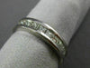 ESTATE 2.10CT PRINCESS CUT DIAMOND 14K WHITE GOLD ETERNITY ANNIVERSARY RING 6542