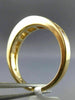 ESTATE 1.25CT PRINCESS DIAMOND 14KT YELLOW GOLD WEDDING ANNIVERSARY RING #22945