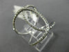 ESTATE LARGE .45CT DIAMOND 14KT WHITE GOLD 3D INFINITY DOUBLE OVAL LOVE RING