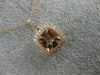 1.58CT DIAMOND & AAA MORGANITE 14KT ROSE GOLD 3D HALO FILIGREE MILGRAIN PENDANT