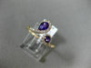 .68CT DIAMOND & AAA ROUND & PEAR SHAPE AMETHYST 14KT ROSE GOLD CRISS CROSS RING