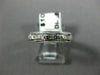 ANTIQUE WIDE .83CT DIAMOND PLATINUM 3D CLASSIC ETERNITY ANNIVERSARY RING #329