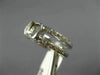 ESTATE .36CT DIAMOND 18K WHITE GOLD SEMI BEZEL SEMI MOUNT ENGAGEMENT RING #11188
