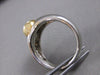 ANTIQUE ART DECO EURO MINE DIAMOND 14KT WHITE GOLD COCKTAIL FILIGREE RING #21489