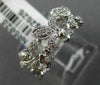 ESTATE .26CT DIAMOND 14KT WHITE GOLD 3D FLEUR DE LIS ETERNITY ANNIVERSARY RING