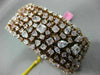 GIA WIDE & LONG 33.81CT PINK DIAMOND 18K ROSE GOLD 3D MULTI ROW TENNIS BRACELET