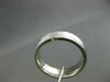 ESTATE WIDE 14KT WHITE GOLD SOLID STRIATED MATT MENS WEDDING RING BEAUTIFUL 1514