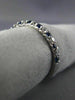 .41CT DIAMOND & AAA SAPPHIRE 14KT WHITE GOLD 3D SEMI ETERNITY ANNIVERSARY RING