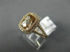WIDE 1.51CT DIAMOND & AAA MORGANITE 14KT ROSE GOLD HALO FILIGREE ENGAGEMENT RING
