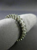 ESTATE 3.75CT PRINCESS CUT DIAMOND 14KT WHITE GOLD CLASSIC ETERNITY RING #20629
