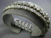 ESTATE WIDE & LONG 4.62CT DIAMOND 14KT WHITE GOLD 3D ETOILE FILIGREE BRACELET