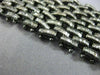 ESTATE EXTRA LARGE 35.47CT DIAMOND & AAA SAPPHIRE 18K BLACK GOLD TENNIS BRACELET