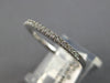 .15CT DIAMOND 18K WHITE GOLD 3D CLASSIC ROUND 2MM SEMI ETERNITY ANNIVERSARY RING