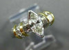 ESTATE .72CT DIAMOND 14KT WHITE & YELLOW GOLD MARQUISE ENGAGEMENT RING #15713