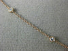 ESTATE .88CT DIAMOND & AAA MORGANITE 14KT ROSE GOLD CLASSIC BY THE YARD NECKLACE