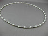 ESTATE 14KT WHITE GOLD AAA SOUTH SEA PEARL BY THE YARD ITALIAN NECKLACE #21303