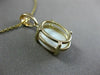 ESTATE 2.22CT AAA OPAL 14KT YELLOW GOLD 3D CLASSIC OVAL FLOATING PENDANT #25446
