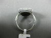 ESTATE WIDE 1.30CT ROUND DIAMOND 14KT WHITE GOLD 3D SQUARE PAVE HAMMER RING