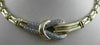 ESTATE 1.50CTW DIAMOND 14K WHITE YELLOW GOLD FANCY NECKLACE 19.75" FG VVS #21540
