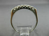 ANTIQUE .16CT DIAMOND PLATINUM CLASSIC 7 STONE WEDDING ANNIVERSARY RING #26216