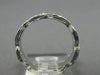 ANTIQUE WIDE .26CT DIAMOND 18KT WHITE GOLD INFINITY FILIGREE ETERNITY RING #9252