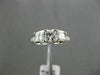 ESTATE 1.50CT DIAMOND 14K WHITE GOLD 3 STONE PAST PRESENT FUTURE ENGAGEMENT RING