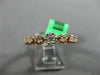 ESTATE 1.42CT DIAMOND 14KT WHITE & ROSE GOLD 3D FLOWER ETERNITY ANNIVERSARY RING