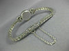 ANTIQUE CROTON .72CT OLD MINE DIAMOND 14KT WHITE GOLD 3D ART DECO WATCH #2208
