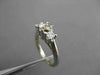 ESTATE .38CT DIAMOND 14KT WHITE GOLD 3D LUCIDA SEMI MOUNT ENGAGEMENT RING #15266