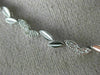 ESTATE 1.65CT ROUND DIAMOND 18K WHITE GOLD CLASSIC FLORAL WREATH NECKLACE #16481