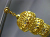 ANTIQUE 22KT YELLOW GOLD HANDCRAFTED FILIGREE CHANDELIER HANGING EARRINGS #25283