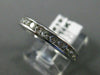 ESTATE .60CT DIAMOND 14KT WHITE GOLD 3D CLASSIC CHANNEL ANNIVERSARY RING #19399