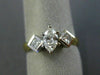 ESTATE .66CT DIAMOND 14K TWO TONE GOLD 3D CLASSIC FILIGREE ENGAGEMENT RING #1671