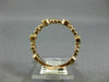 ESTATE .36CT DIAMOND 14KT ROSE GOLD 3D FLOWER FILIGREE MILGRAIN ANNIVERSARY RING