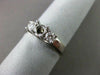 ESTATE .40CT DIAMOND 14KT W PAST PRESENT FUTURE SEMI MOUNT ENGAGEMENT RING #432