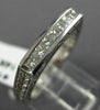 ESTATE .45CT PRINCESS DIAMOND 14KT WHITE GOLD FILIGREE ANNIVERSARY RING #10360
