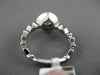 ESTATE 1.08CT DIAMOND & TANZANITE 14KT WHITE GOLD 3D SQUARE HALO ENGAGEMENT RING