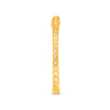 ESTATE 3.0CT DIAMOND 14KT YELLOW GOLD CLASSIC INSIDE OUT HOOP HANGING EARRINGS