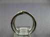 ESTATE WIDE .45CT DIAMOND 18KT WHITE GOLD 3D CLASSIC LOVE KNOT FUN RING
