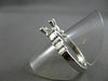 ESTATE 1.05CT DIAMOND 14KT WHITE GOLD PYRAMID SEMI MOUNT ENGAGEMENT RING #22419